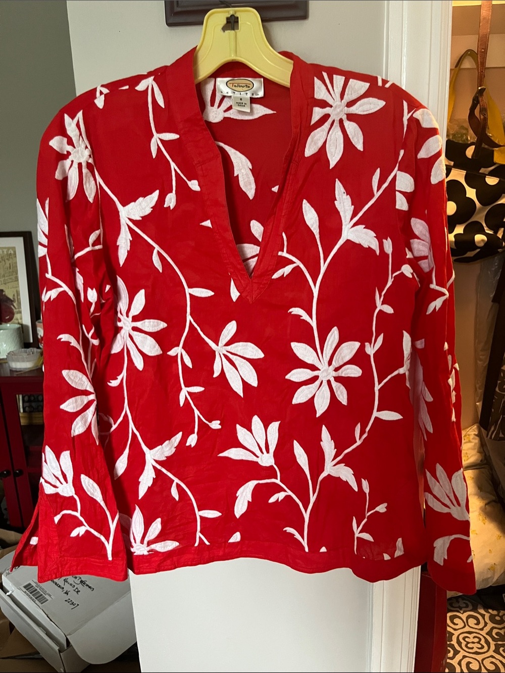 Talbots Embroidered Top